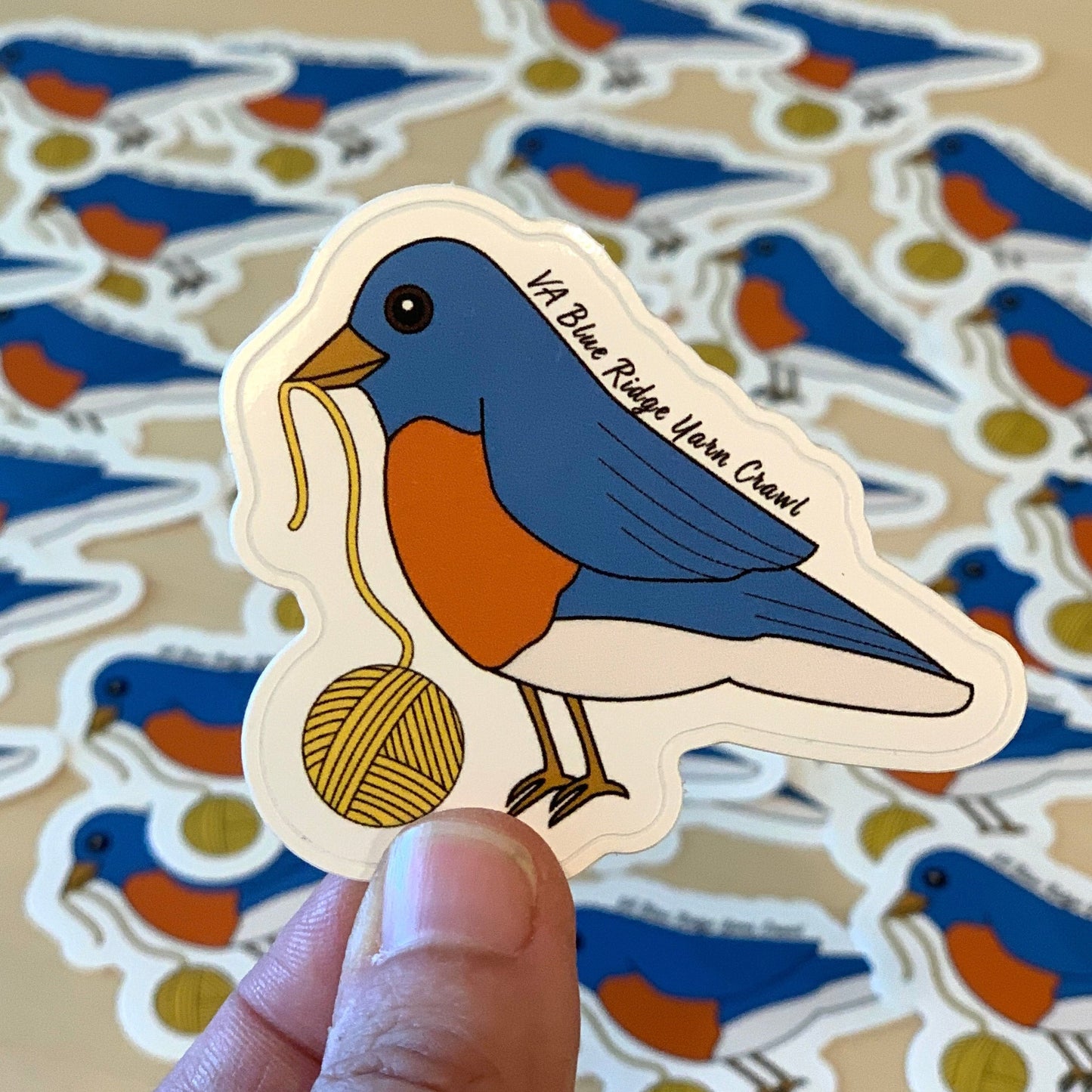Ginny The Bluebird Stickers