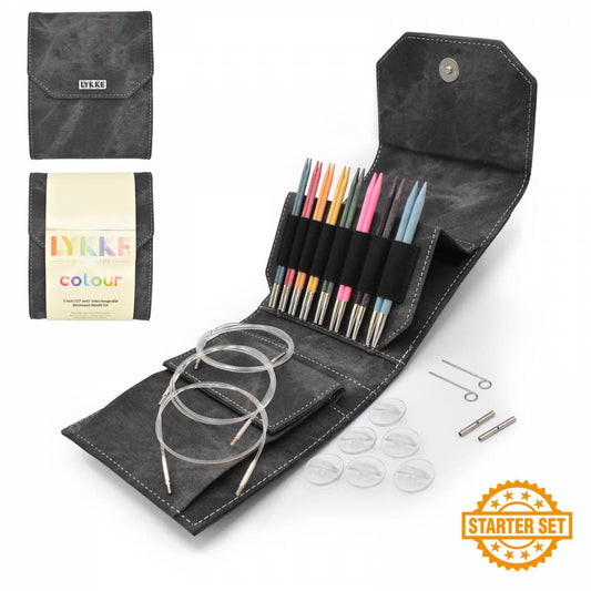 Lykke Interchangeable Needle Sets 5" Colour