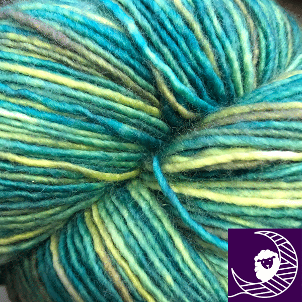 Unplanned Peacock Kinky Sock – Yarn Seasons