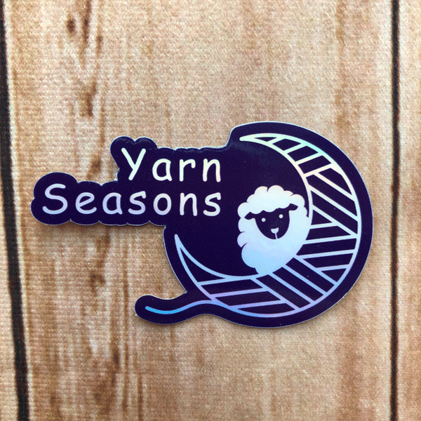 Yarn Seasons Logo Sticker