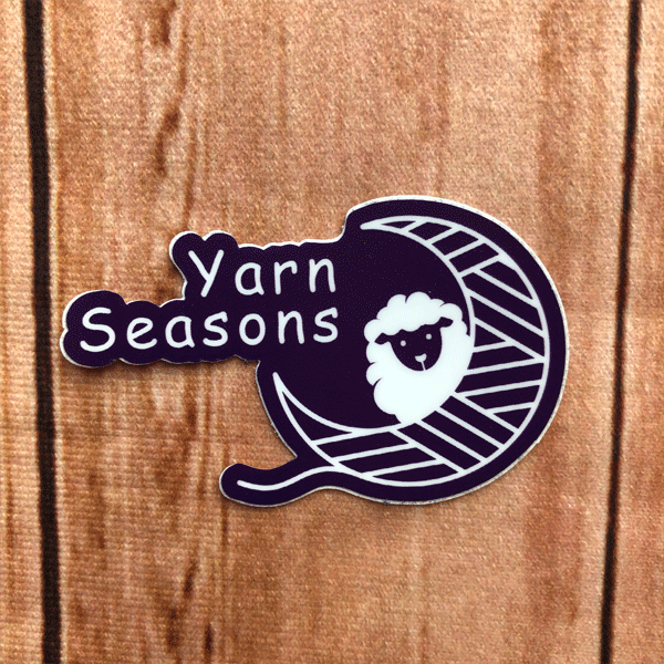 Yarn Seasons Logo Sticker