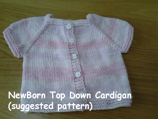 Newborn Top Down Cardigan Kit