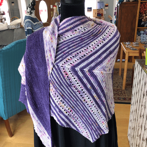 Sample - Purple Shawl