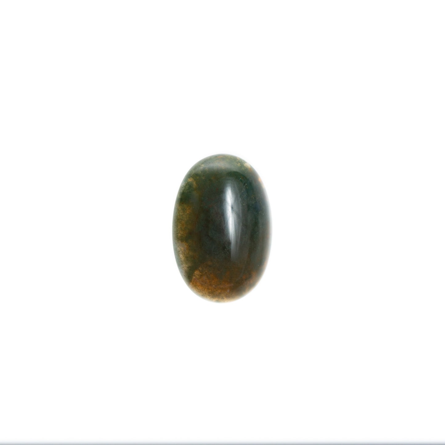 Semi-Precious Stone Oval Button