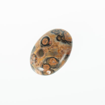 Semi-Precious Stone Oval Button