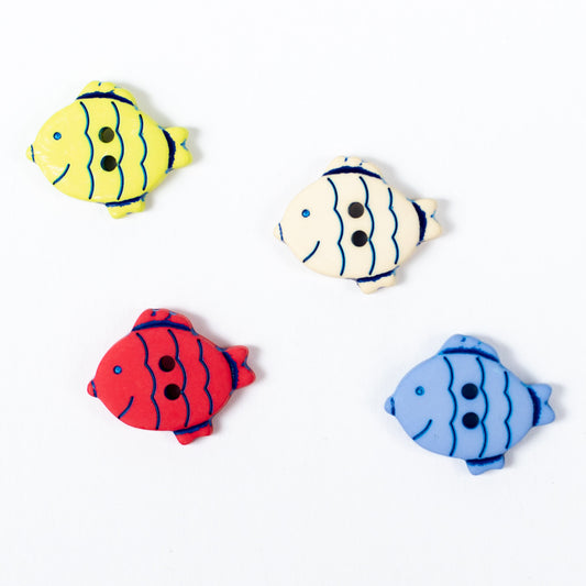 Skacel Buttons Happy Fish Plastic
