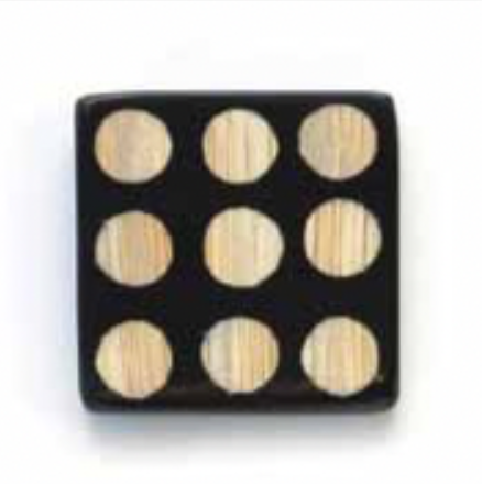 Skacel Buttons Natural Bamboo and Resin Square