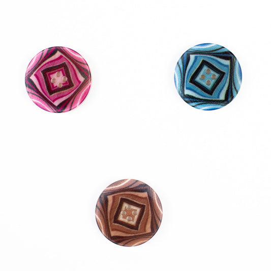 Skacel Buttons Plastic Angles Round