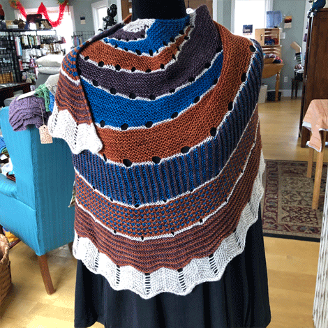 Sample - Four Color Shawl